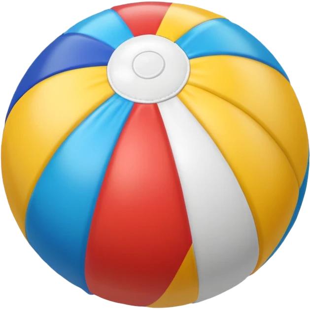 summer-themed emoji of a beach ball emoji