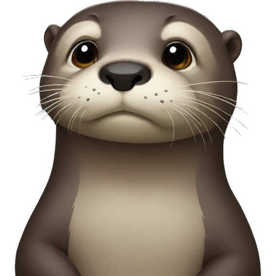 otter sad emoji