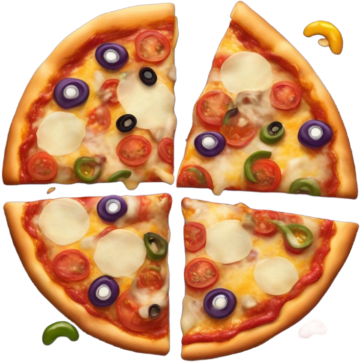 Ready to eat pizza  emoji