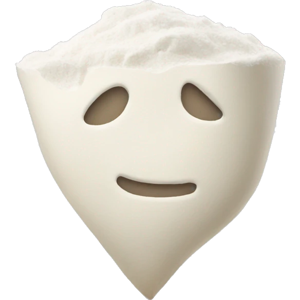 White flour  emoji