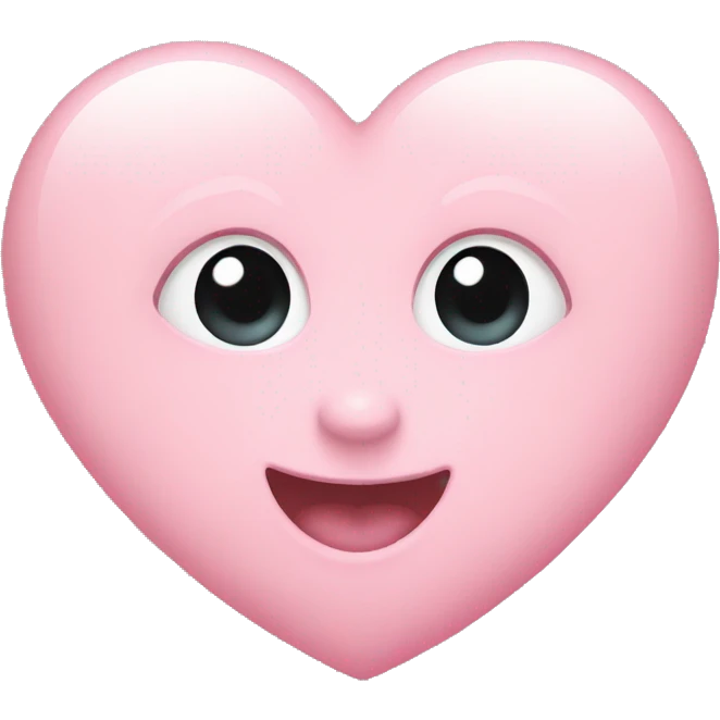 baby pink heart emoji