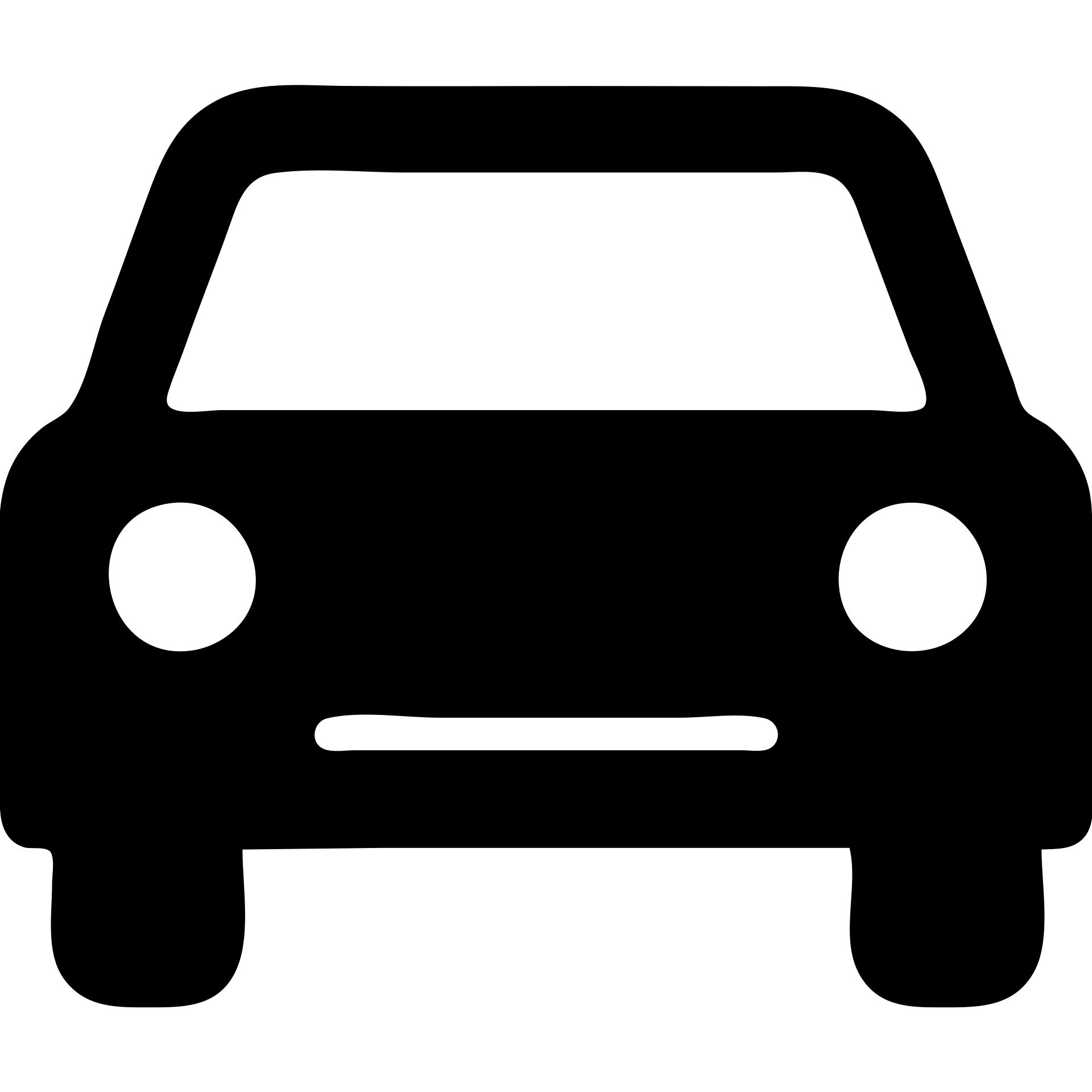 car icon in solid filled style emoji