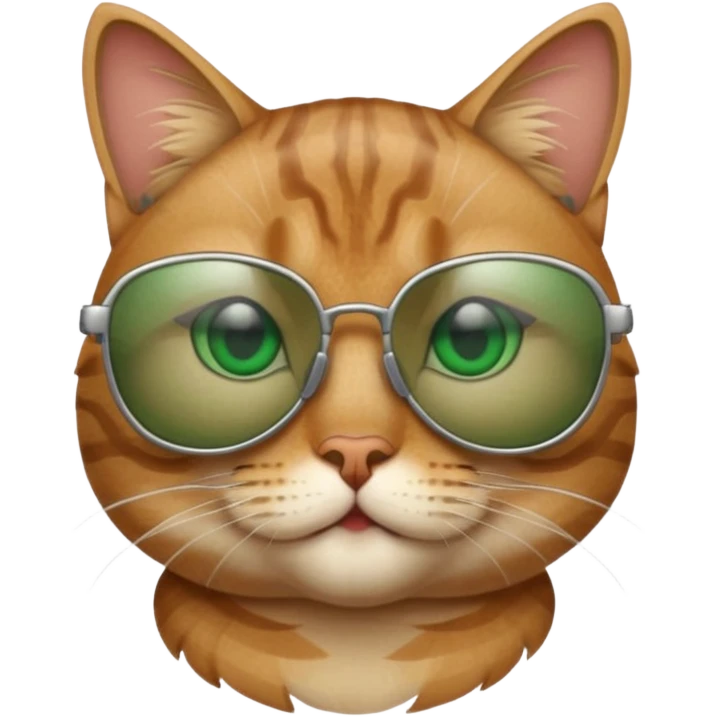 Cat wearing sunglasses emoji
