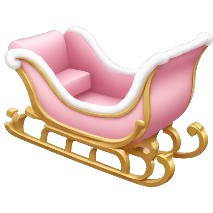 light pink sleigh emoji