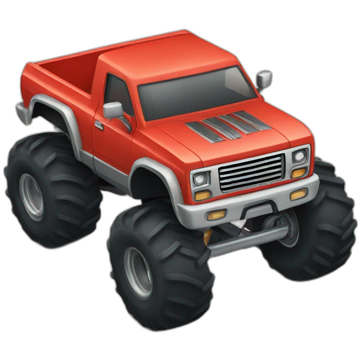 Monster truck emoji