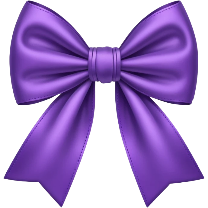 Purple bow  emoji