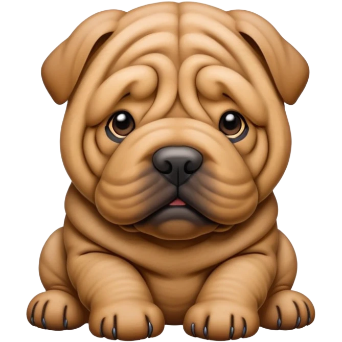 Perro Sharpei  emoji