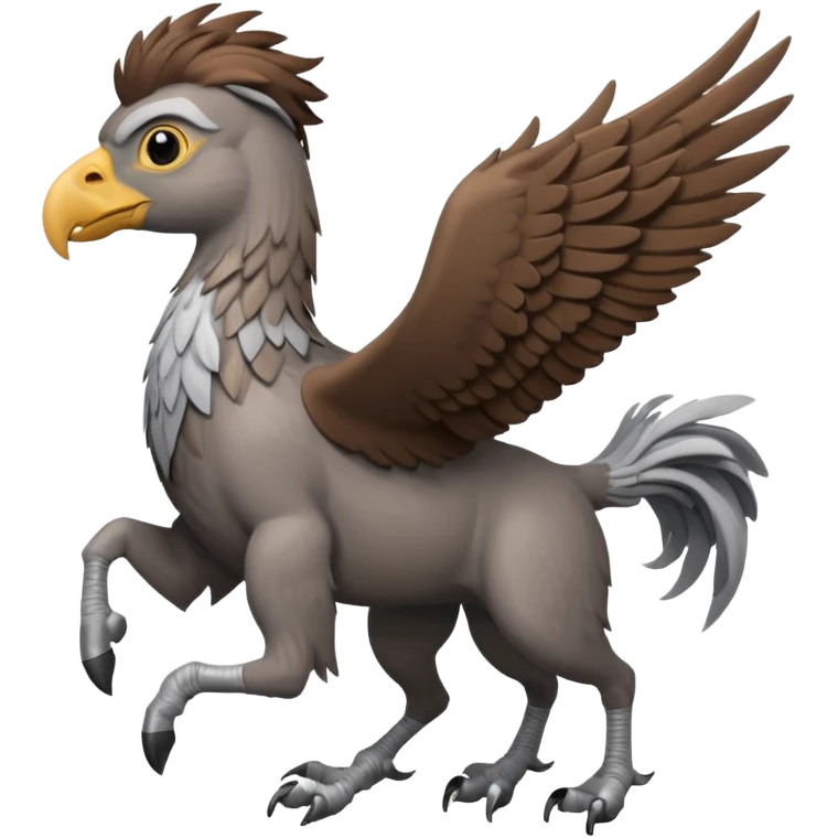 harry potter riding buckbeak emoji