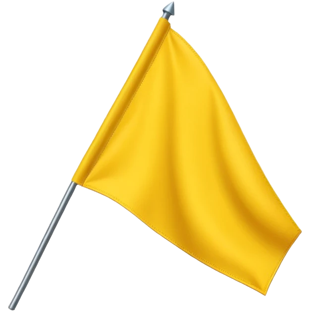 Make a yellow colour triangular flag emoji emoji