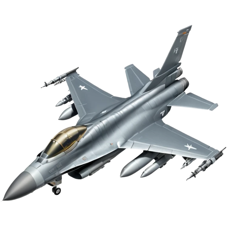 Military aircraft f-16 emoji