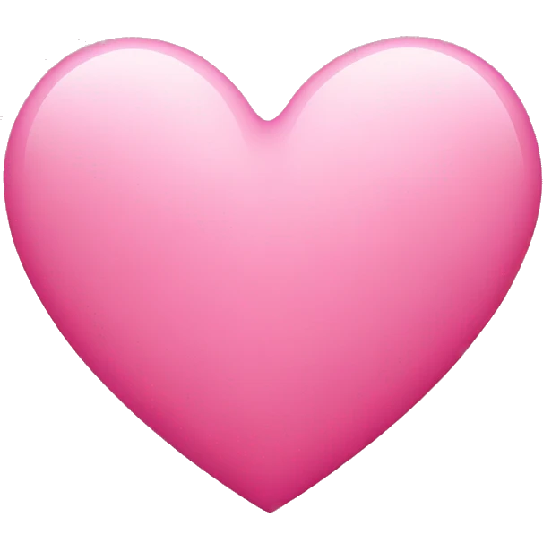 Pink heart emoji