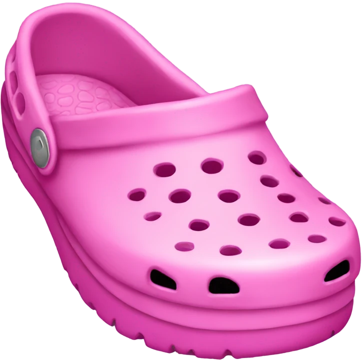 Pink Crocs emoji