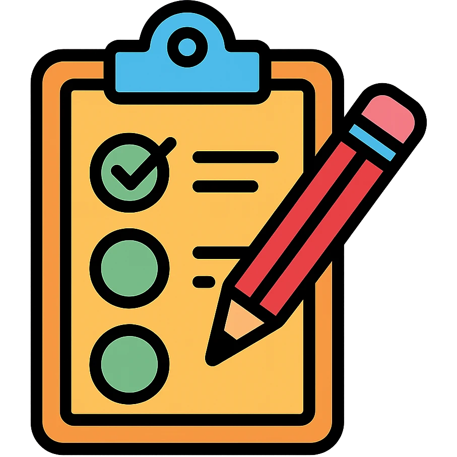 survey pencil emoji