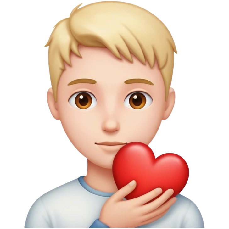 Person with a big heart  emoji