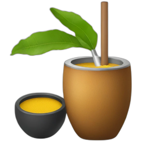tomando mate argentino emoji