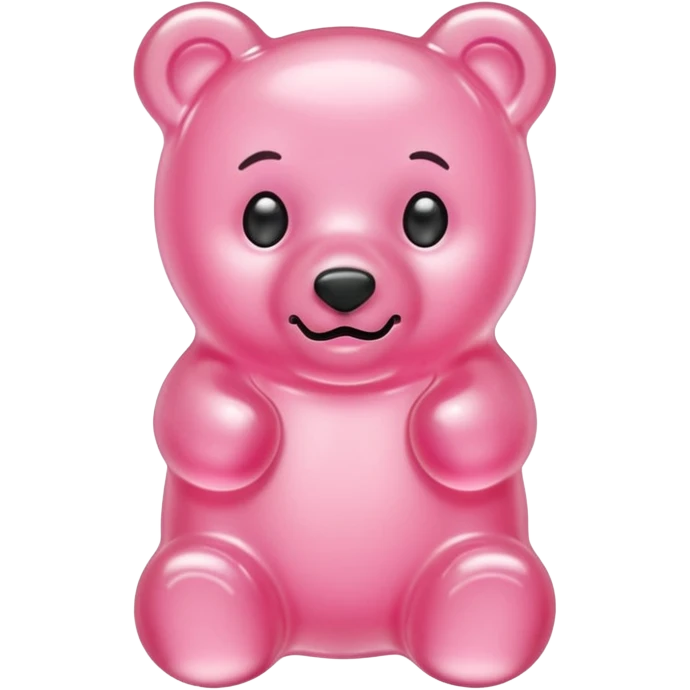 light pink haribo gummy bear emoji