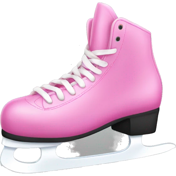 Pink iceskatew emoji