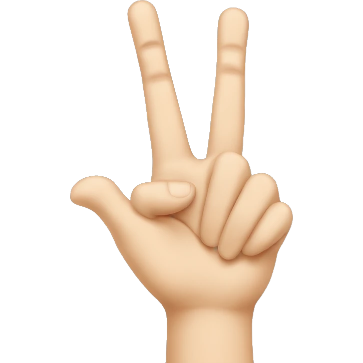 Ok sign with very long finger emoji