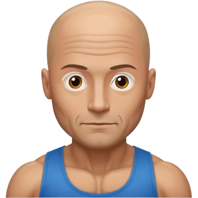 gym daddy with no hair 40 years old emoji