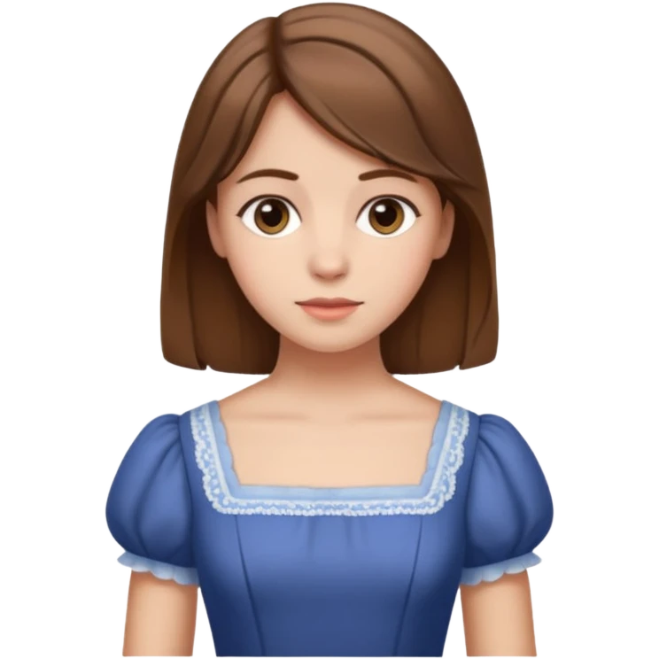 1900's european female emoji