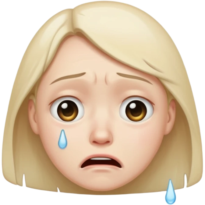 crying face emoji, expressive and clear emoji