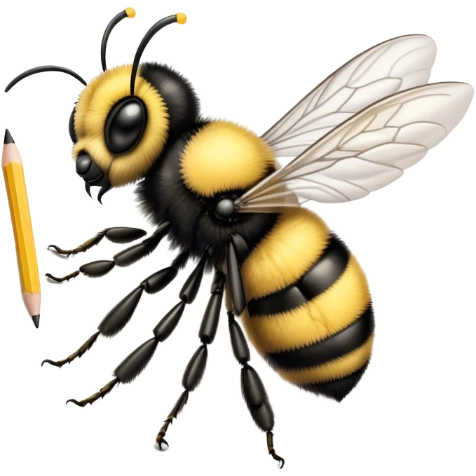 bumblebee taking a test  emoji