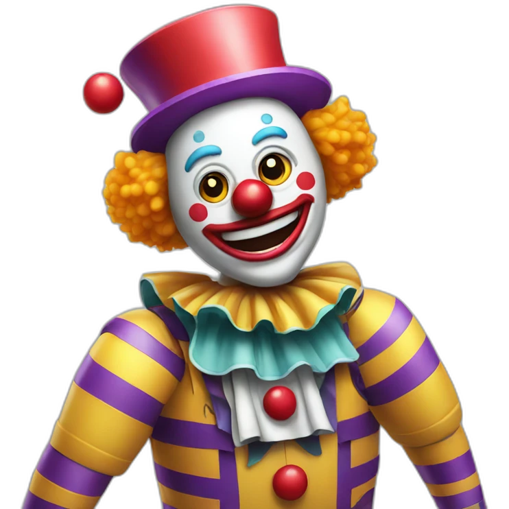 clown robot emoji