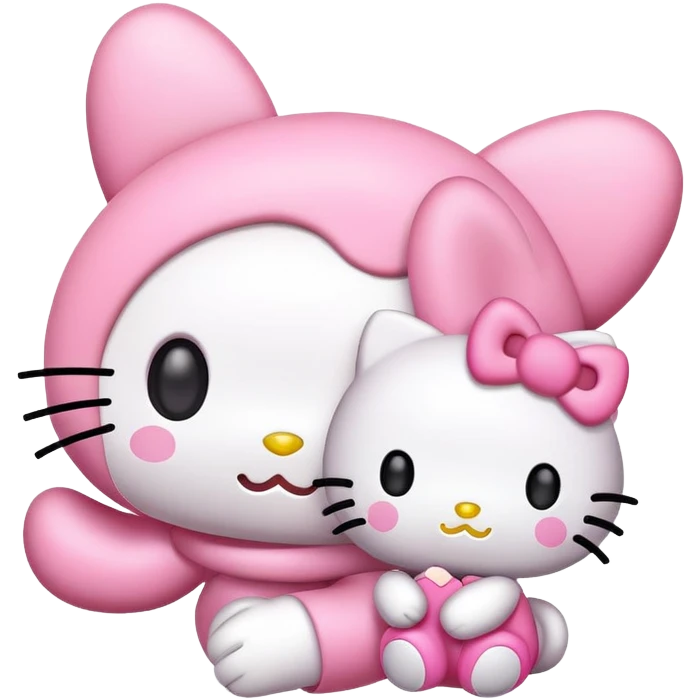 My melody hello kitty emoji emoji
