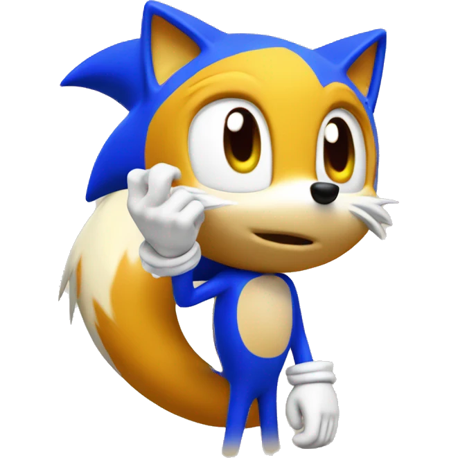 Tails sonic emoji