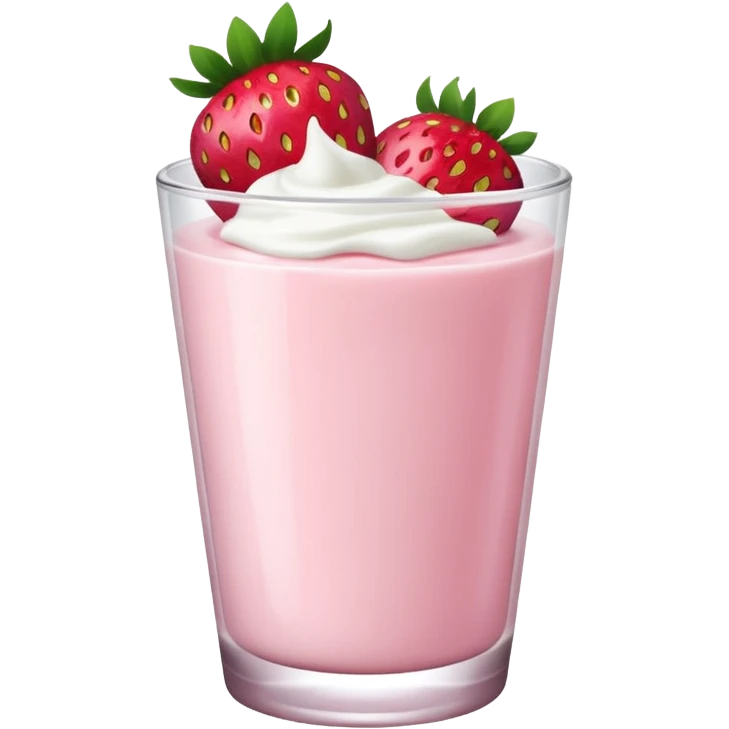 A strawberry joghurt emoji
