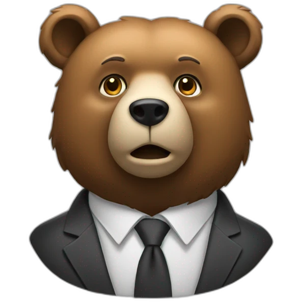 investor bear emoji