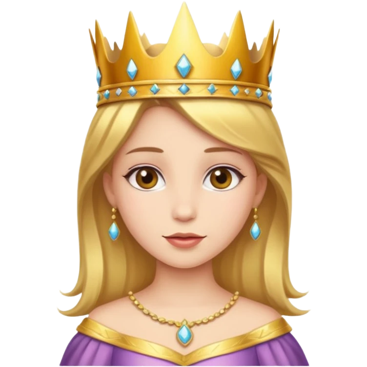 Princess wearing a crown  emoji