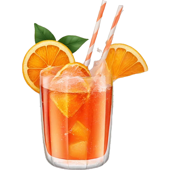 An aperol spritz emoji