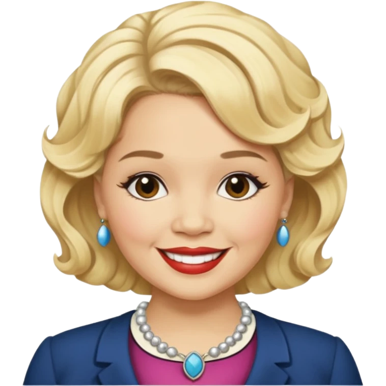 Etta James with blonde hair emoji