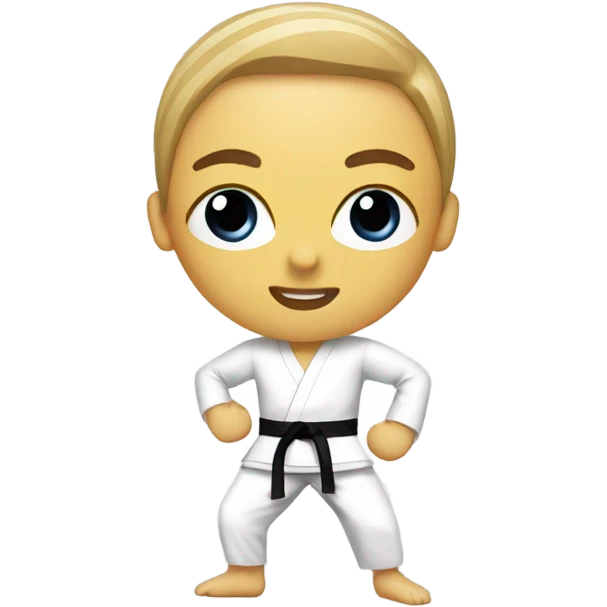 Me doing taekwondo  emoji