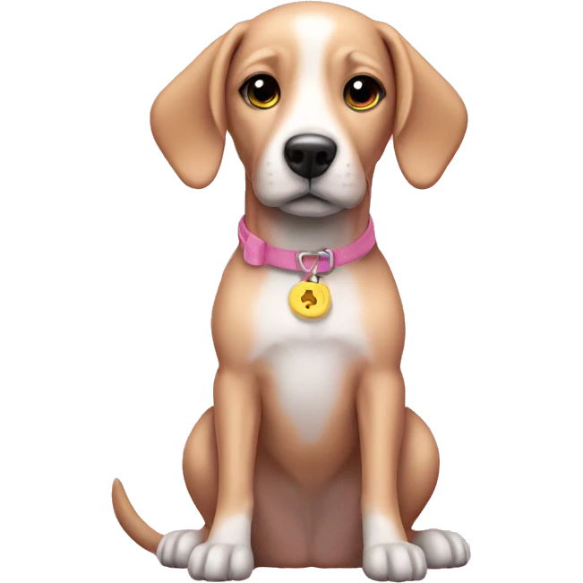 Dog Pink Girls  emoji