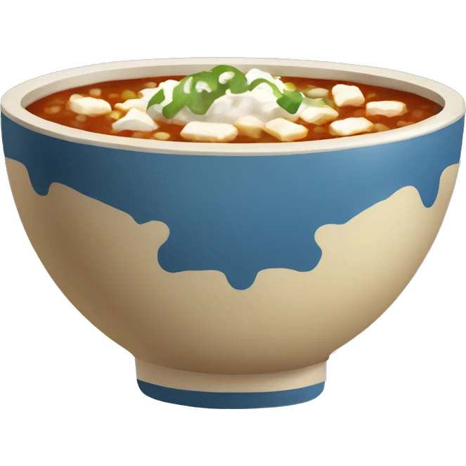 Bowl of pozole emoji