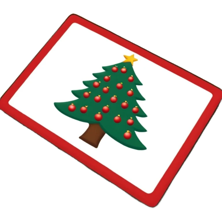 christmas doormat emoji