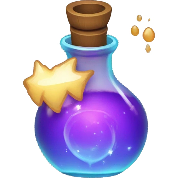 Magic potion cute emoji