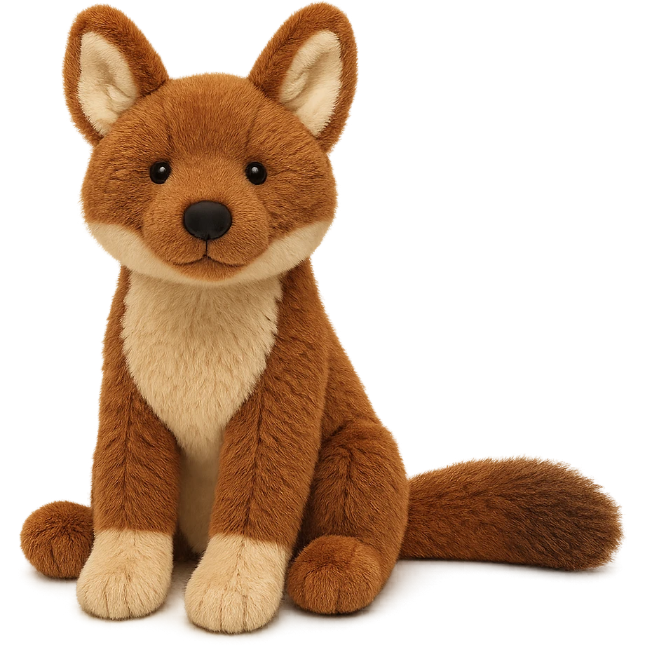 dhole jellycat stuffed plush emoji