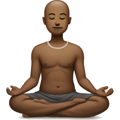 Meditation emoji