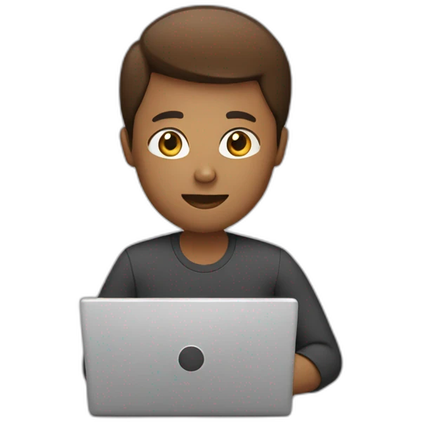someone working on laptop emoji
