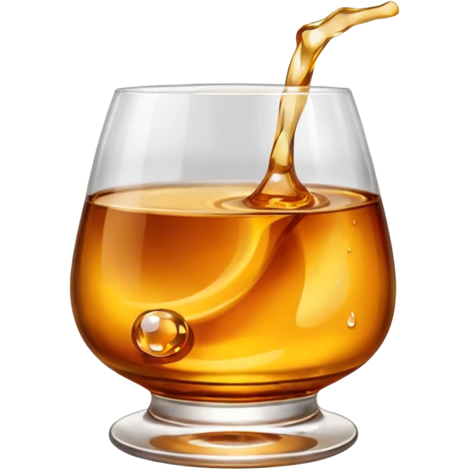 Whisky glass emoji