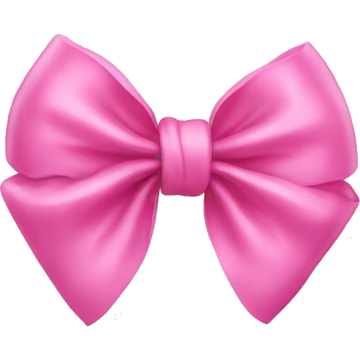 pink bow emoji