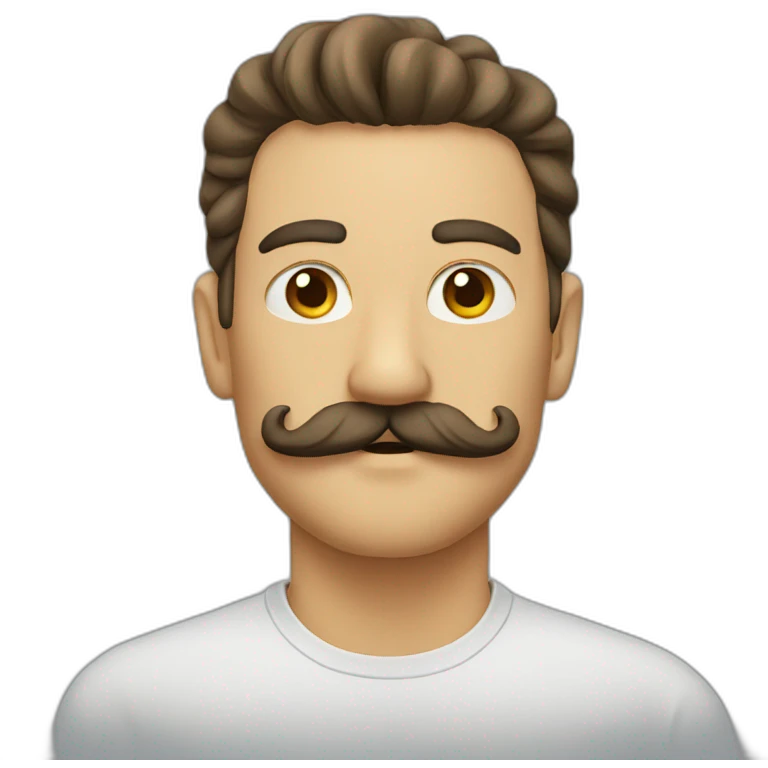 mustache emoji