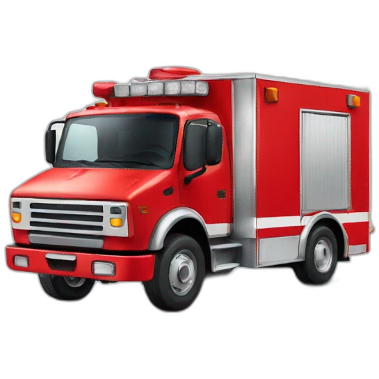 Camion pompier emoji