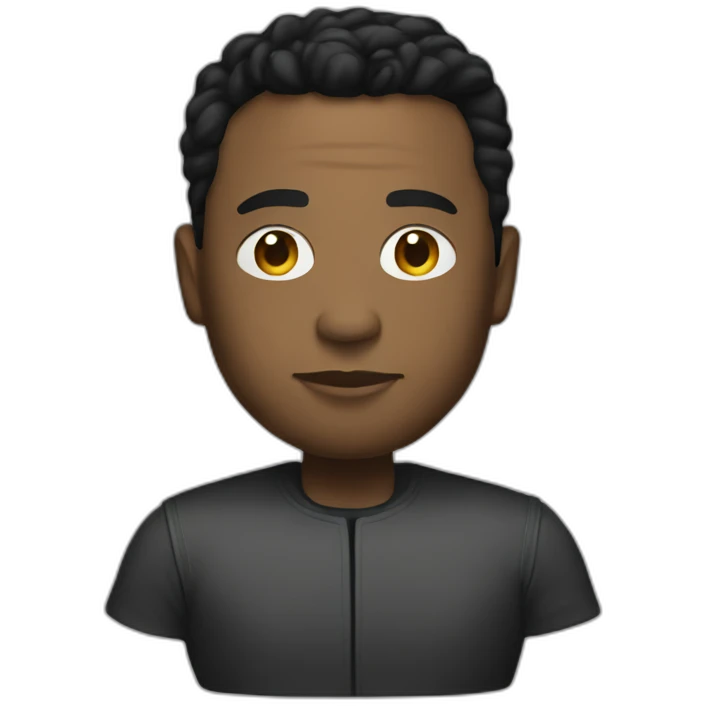 black elon musk emoji