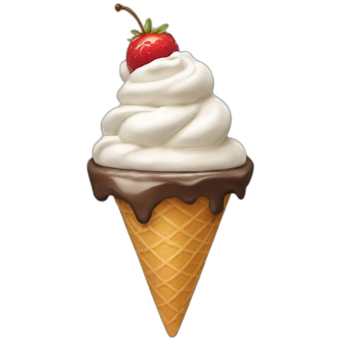 ice cream sundae emoji