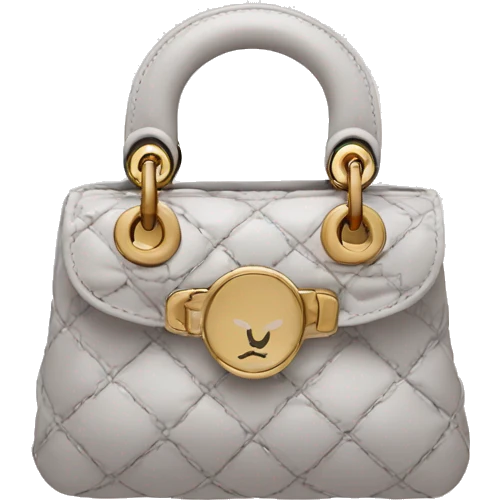 mini dior bag emoji