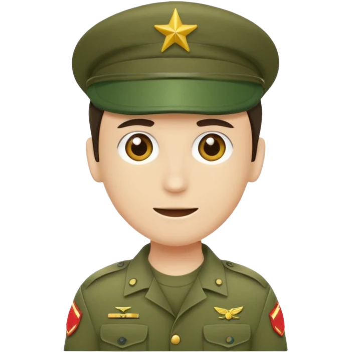 ARMY SOLDER CAP emoji